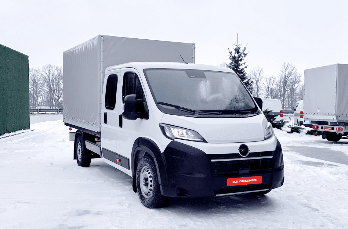 Opel Movano Борт тент дубль кабіна 7 місць