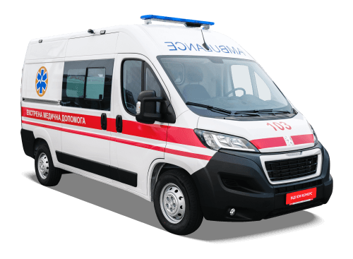 Автомобіль швидкої допомоги Peugeot Boxer L2H2, тип А