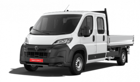 Вантажний автомобіль з дубль кабіною